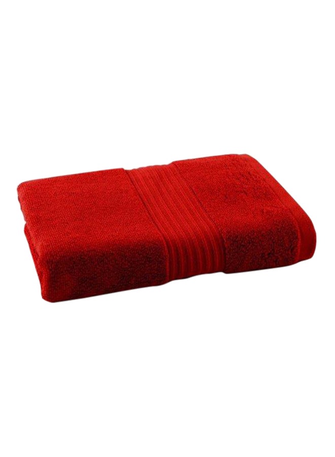 Cotton Bath Towel Burgundy 70x140cm