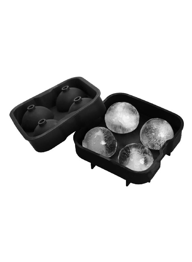 Felli Elegant and Modern Design Durable Sturdy Ice Cube Tray Black 12 x 5cm Y1K160025