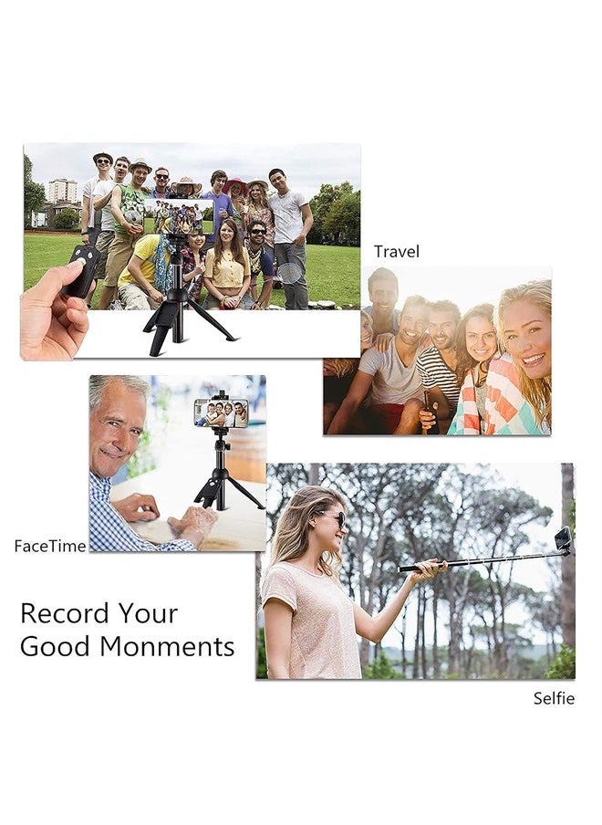 bluehorn Portable 40 Inch Aluminum Alloy Selfie Stick Phone Tripod with Wireless Remote Shutter Compatible with 14 13 12 11 pro Max Xr X 8 7 6 Plus, Android Smartphone  - Image 4