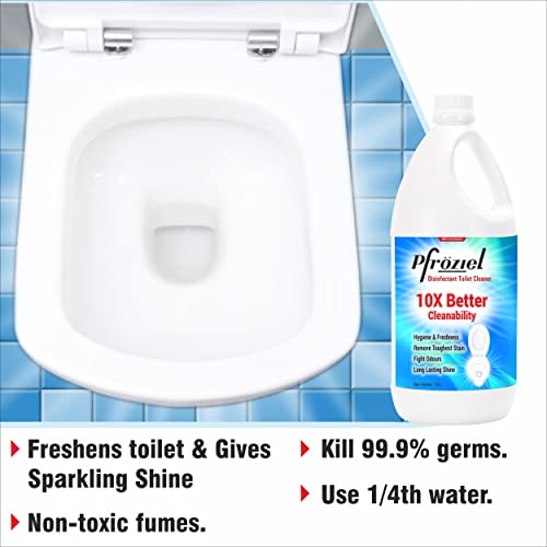 Pfroziel Toilet Cleaner 1 liter I Antibacterial – Remove 999% Germs I Remove Tough & Heavy Yellow Stains I Refreshing Fragrance (1L, Pack Of 1) - Image 2