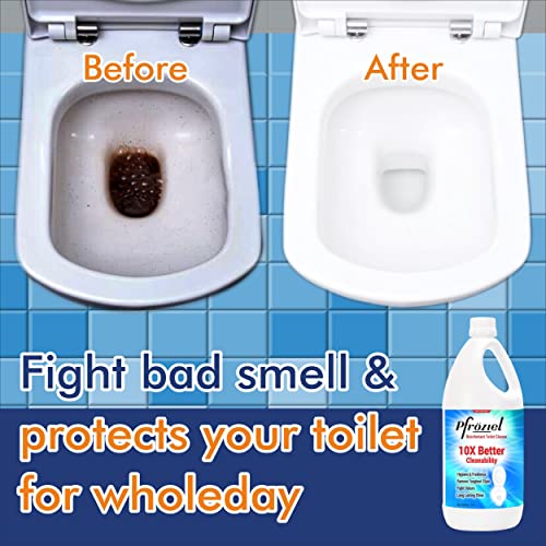 Pfroziel Toilet Cleaner 1 liter I Antibacterial – Remove 999% Germs I Remove Tough & Heavy Yellow Stains I Refreshing Fragrance (1L, Pack Of 1) - Image 4