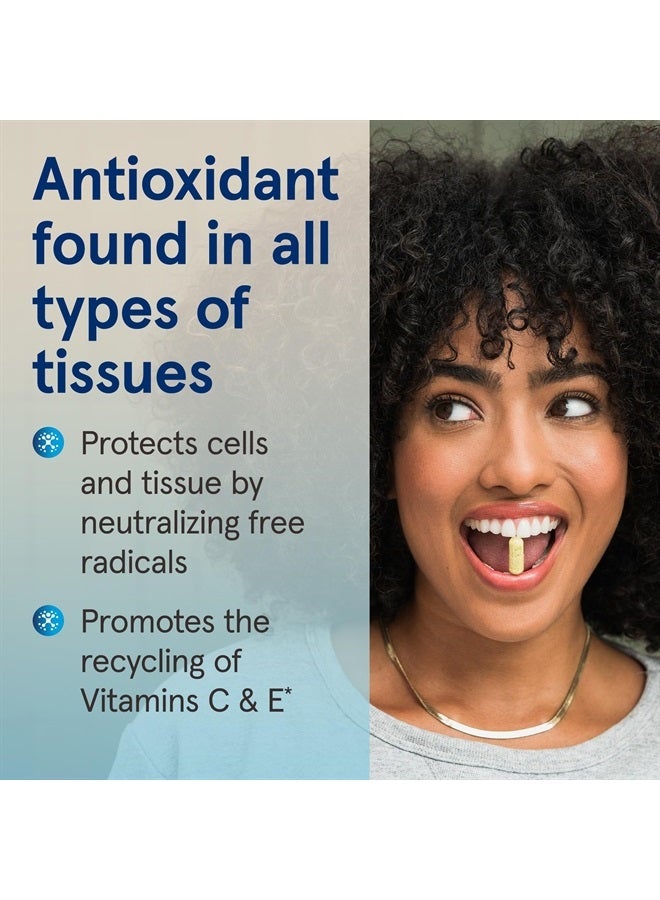 jarrow formulas جلوتاثيون مخفض 500 ملغ - 60 كبسولة نباتية - مضاد أكسدة داخل الخلايا - يعزز إعادة تدوير الفيتامينات C و E - خالي من الغلوتين - نباتي - Image 4