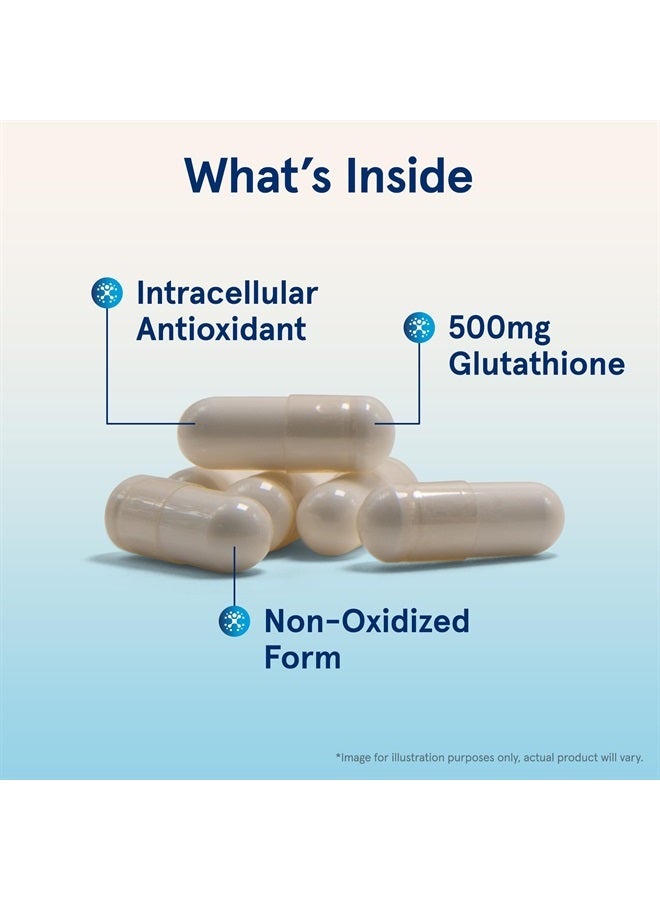jarrow formulas جلوتاثيون مخفض 500 ملغ - 60 كبسولة نباتية - مضاد أكسدة داخل الخلايا - يعزز إعادة تدوير الفيتامينات C و E - خالي من الغلوتين - نباتي - Image 5