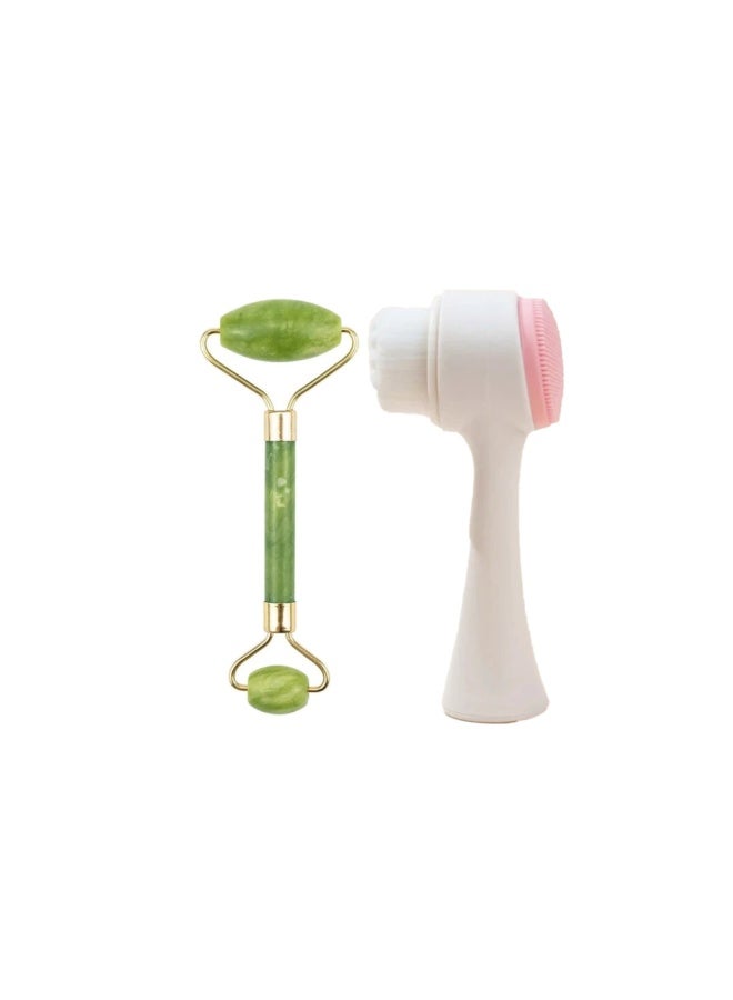 فرشاة لتنظيف البشرة وأداة لعمل مساج للوجه