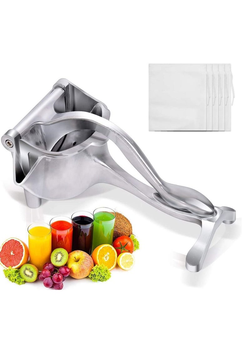 Manual Fruit Juicer Press Lemon Squeezer Premium Quality Stainless Steel Alloy Hand Juicer Tool - Image 2