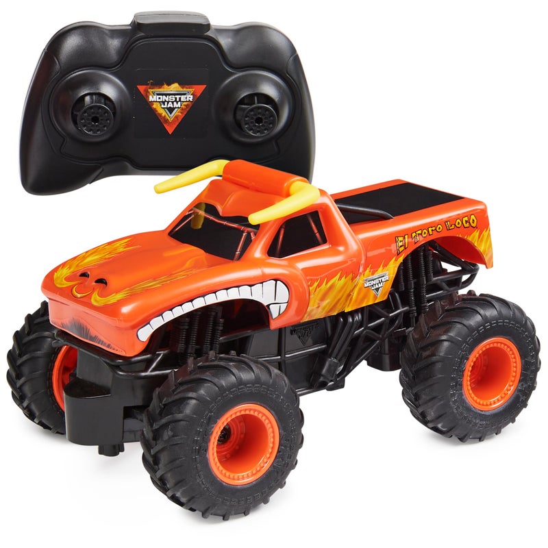 Monster Jam, Official El Toro Loco Remote Control Monster Truck for Boys and Girls, 1:24 Scale, 2.4 GHz, Kids Toys for Ages 4-6+ - Image 1