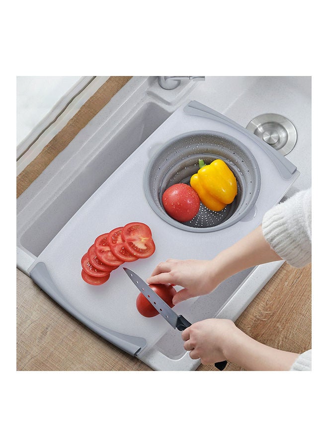 Loquat Retractable Cutting Board White  - Image 2