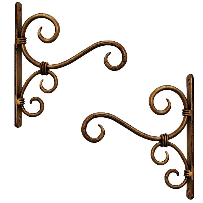 DIME خطاف معدني لتخزين لتعليق النباتات وحامل النباتات والفوانيس وأجراس الرياح ومغذيات الطيور وزينة أضواء السلسلة (متوسط - عبوة من 2) - Image 3