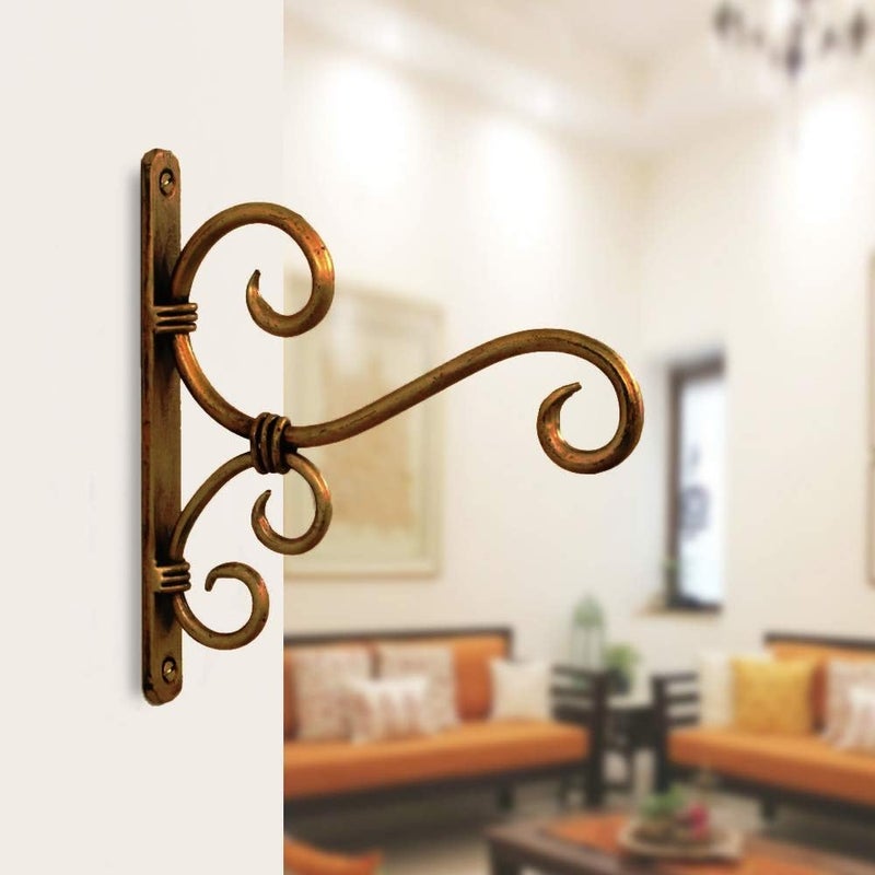 DIME خطاف معدني لتخزين لتعليق النباتات وحامل النباتات والفوانيس وأجراس الرياح ومغذيات الطيور وزينة أضواء السلسلة (متوسط - عبوة من 2) - Image 2