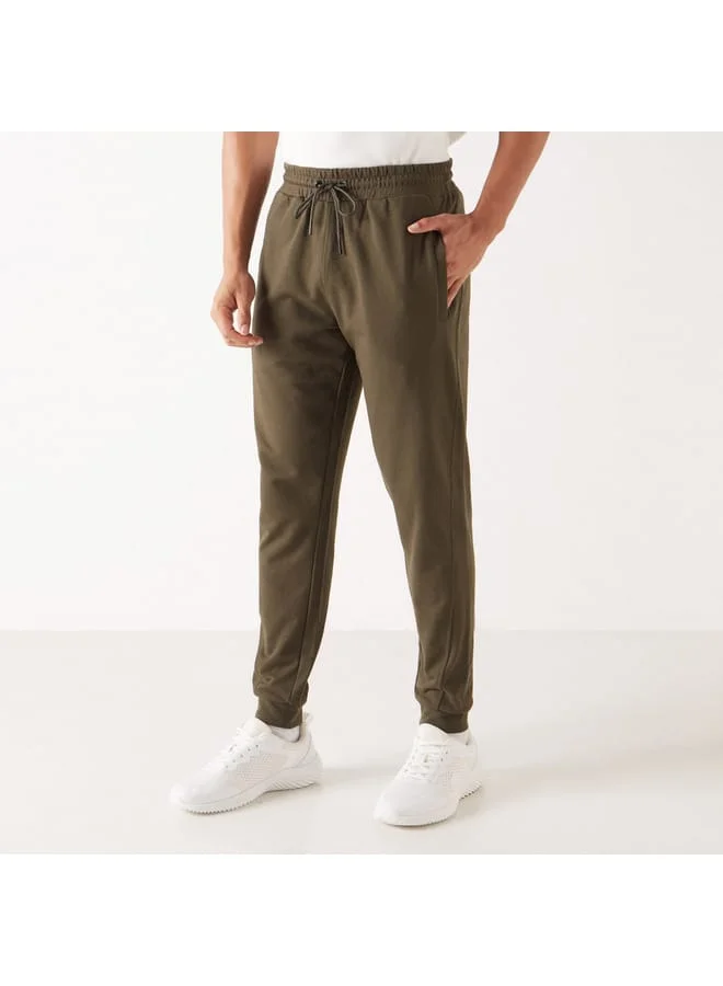 Kappa Kappa Logo Detail Joggers with Elasticated Waistband and Pockets