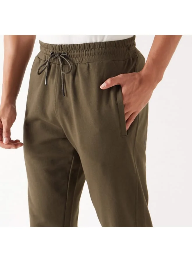 Kappa Kappa Logo Detail Joggers with Elasticated Waistband and Pockets
