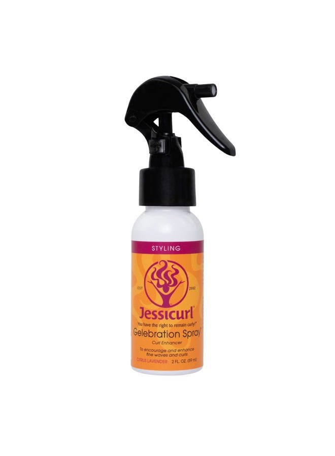 Jessicurl بخاخ جيلبريشن، لافندر الحمضيات، 2 أونصة سائلة. معزز تجعيد للشعر الناعم مع مستخلص بذور الكتان، مصمم تجعيد للشعر المتموج، منتجات الشعر المجعد - Image 1