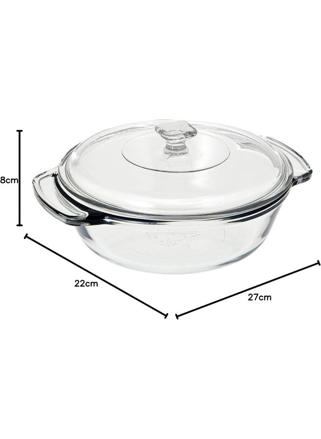 Anchor Hocking - A/H 1.5Qtr/ Ltr. Casserole Dish W/ Glass Lid - Image 1