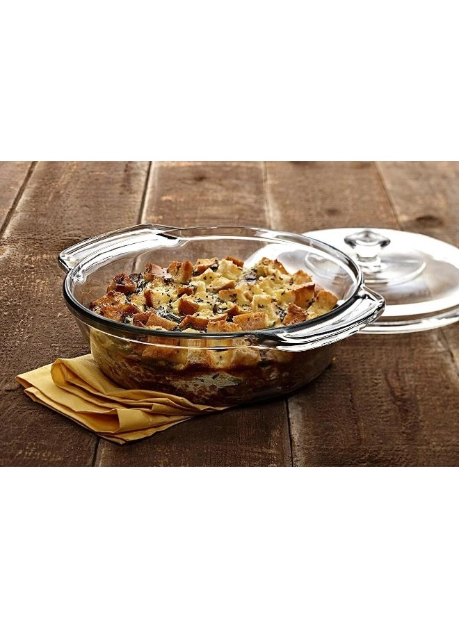 Anchor Hocking - A/H 1.5Qtr/ Ltr. Casserole Dish W/ Glass Lid - Image 1