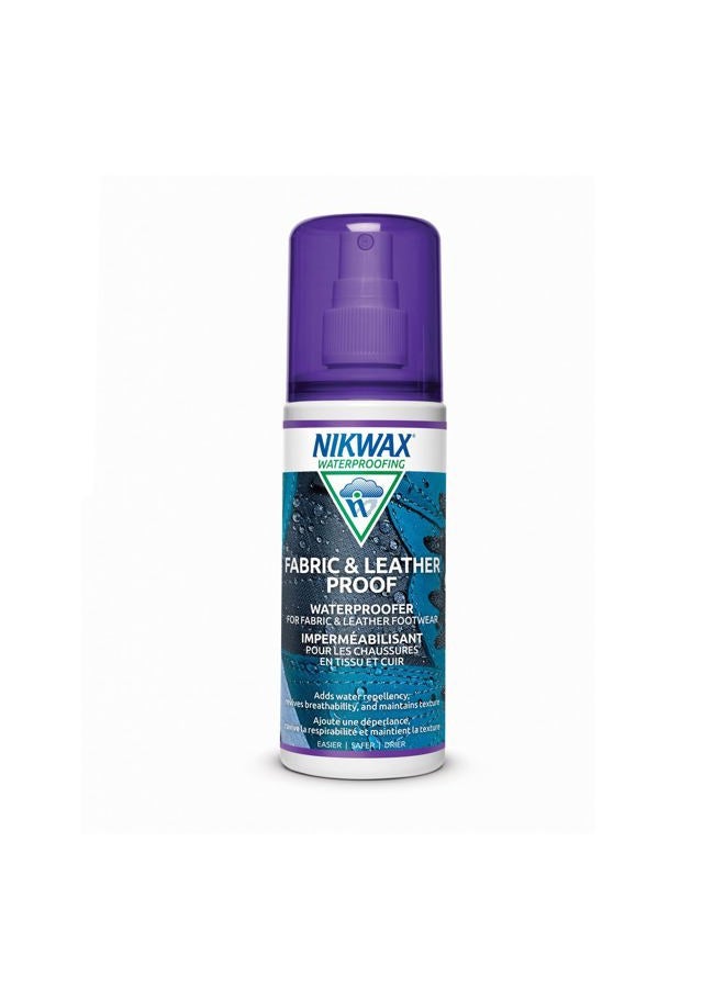 Nikwax Fabric and Leather Proof Waterproofing (Spray-On) 14.61 x 4.45 x 4.45 cm; 113.4 g - Image 1