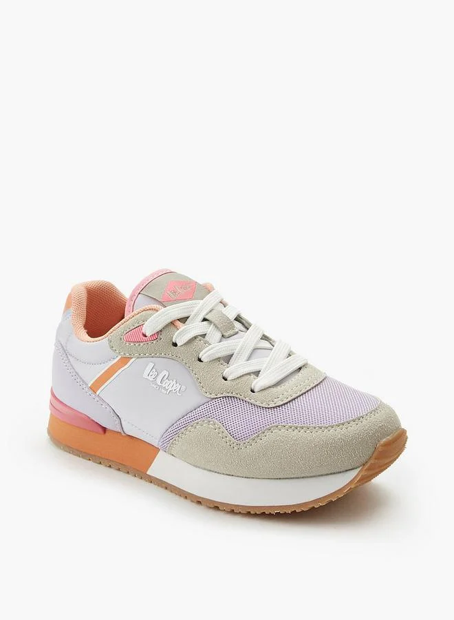 لي كوبر Girl Lace-Up Ankle Sneakers