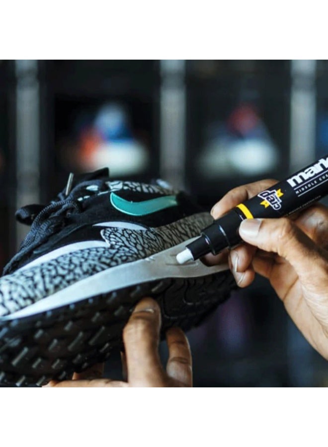 Crep Protect Mark On White – Midsole Custom Paint Pen | 4mm Bullet Tip Sneaker Restorer - Image 2