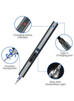 M MIAOYAN 68-in-1 Precision Electric Screwdriver Set | USB Rechargeable Portable Repair Tool Kit | For Home & Electronics  - Image 2