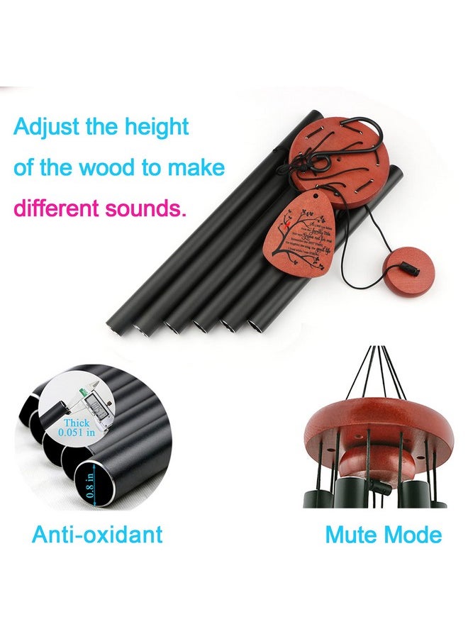 MEMGIFT - Cardinal Memorial Wind Chimes for Loss of Loved One Sympathy Gifts Beech Wood Rememberance Windchimes in Memory of Loved One Father Mother A Limb has Fallen from The Family Tree - Image 1