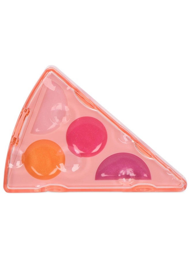 iscream Pizza Slice Shaped Vanilla Scented Solid Lip Gloss Trio - Image 3
