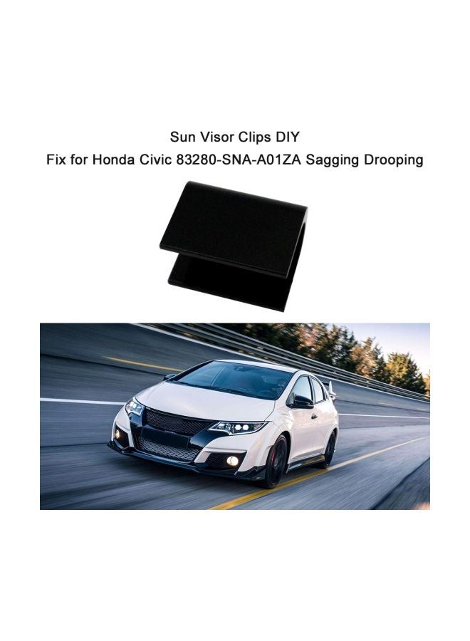 Generic Sun Visor Clips DIY Fix For Honda Civic 83280-SNA-A01ZA - Image 4