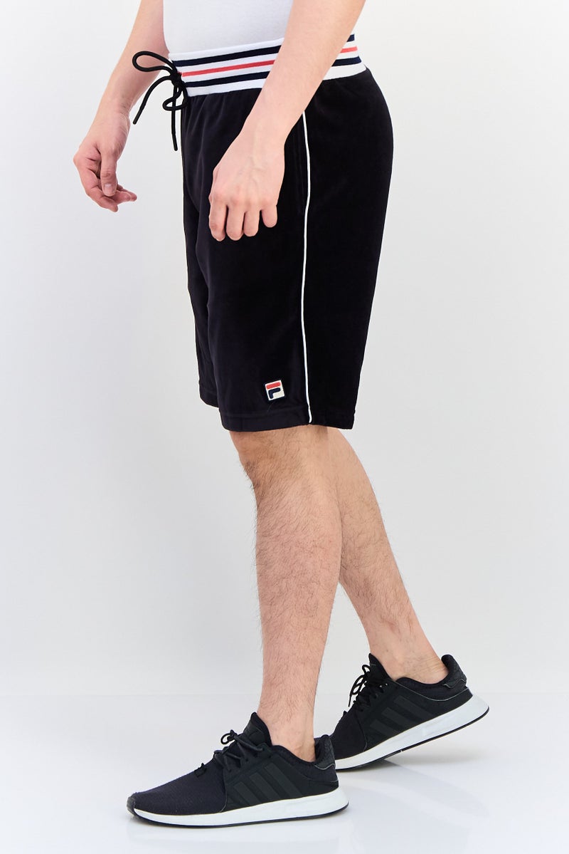 FILA شورتات رياضية للرجال مناسبة في الهواء الطلق، أسود - Image 3