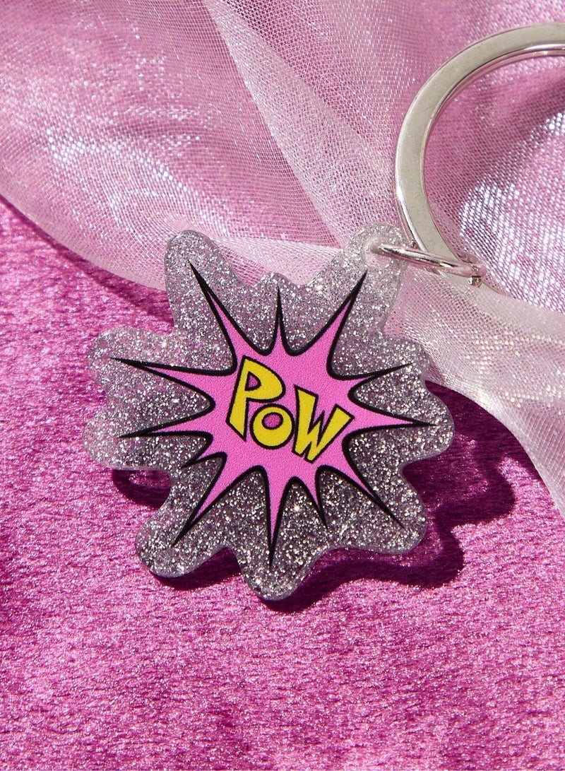 ميدالية مفاتيح على شكل قلب بتصميم فتيات القوة - إكسسوار أنيق و لطيف - Image 3