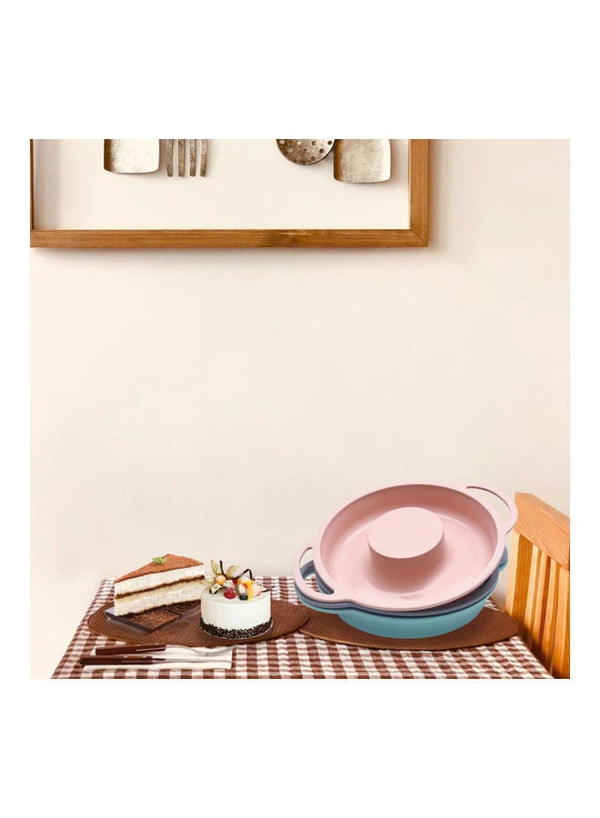 نيبمينينت قالب دائري الشكل لخبز الكيك وردي - Image 2