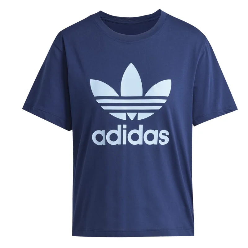 Adidas TREFOIL TEE VT Blue Originals Women T-SHIRTS
