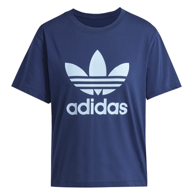 Adidas TREFOIL TEE VT Blue Originals Women T-SHIRTS