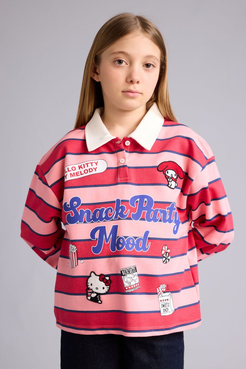 ديفاكتو سويت شيرت Hello Kitty بناتي - Image 3