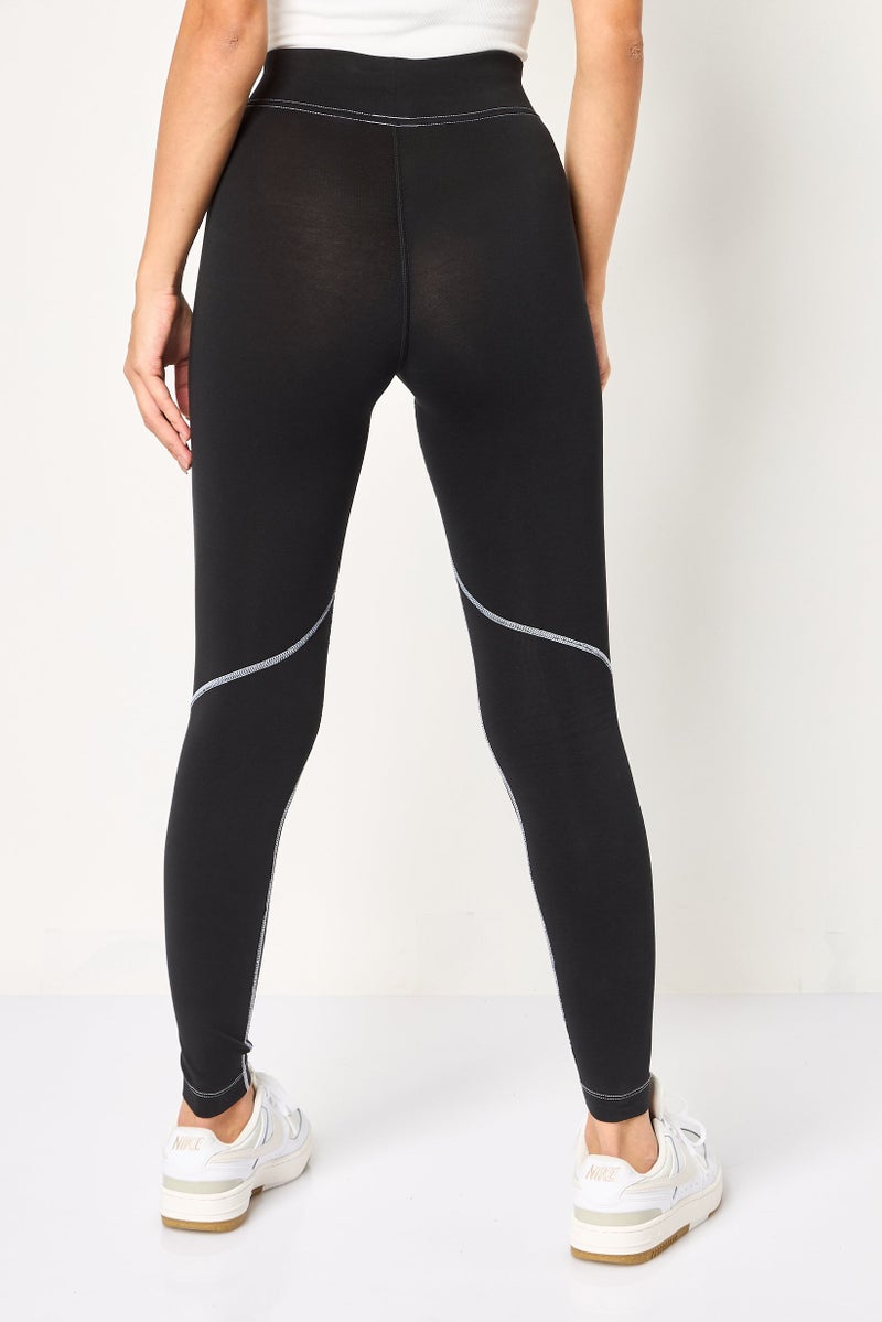 Nike  leggings جري ضيقة للنساء، سوداء - Image 2