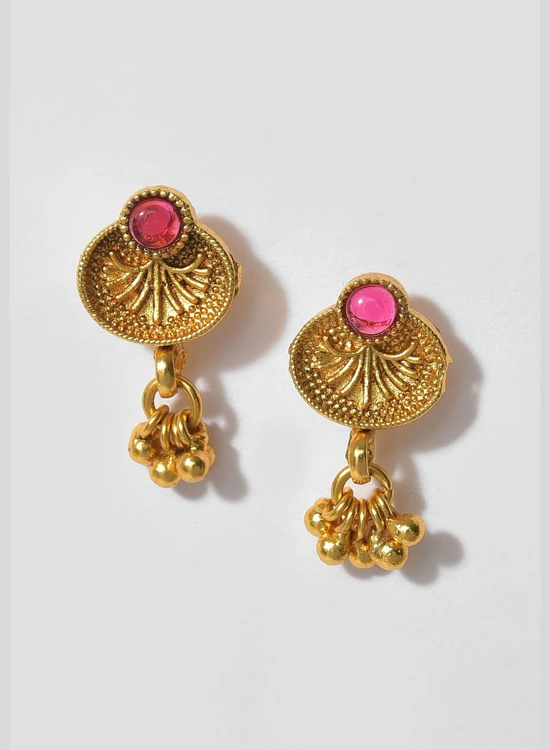SOHI Meenakari Gold Plated Necklace Set