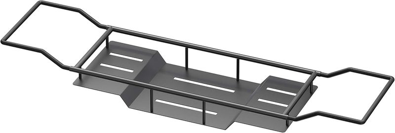 gatco Gatco 1418MX Adjustable Bathtub Caddy 2837 Inch Matte Black  - Image 1