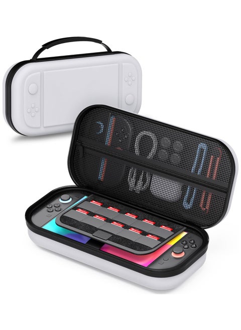 Large Capacity Carrying Case , Portable Storage Bag with Pockets for Switch 2 Accessories and Game Cards