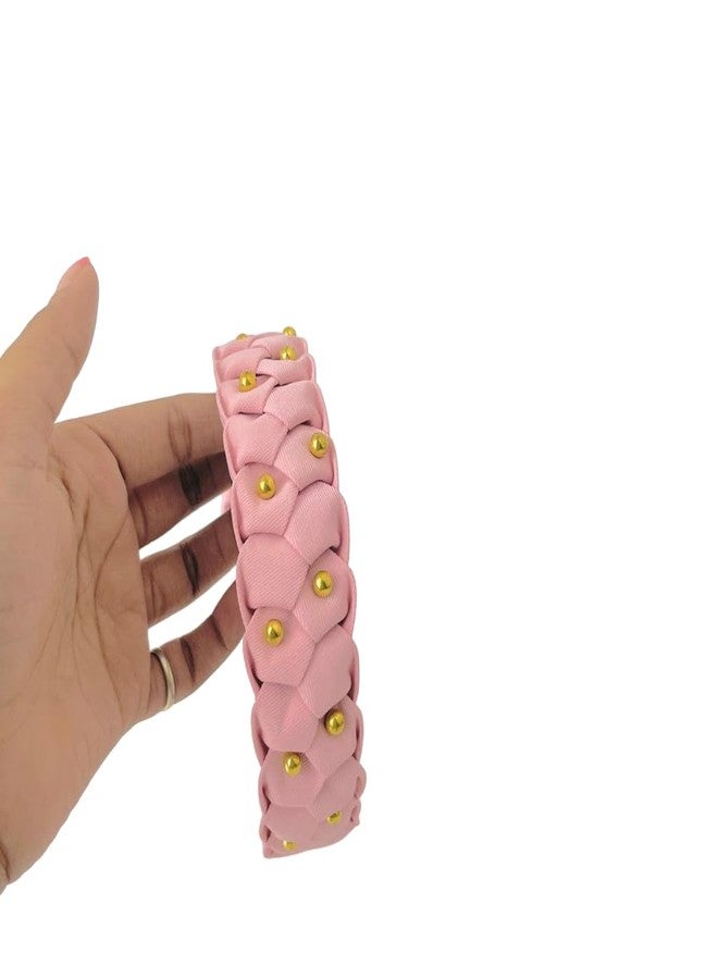 APSAMBR 3 PIECES3 Pcs Solid Satin Cross Knotted Fabric Headbands, Hair Accessory Hairbands for Daily Wearing, Dating, Sports and Making Up - Image 3