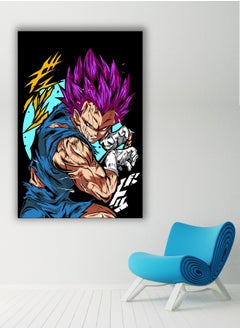 Wall Art Printed Canvas Frame Vegeta Dragon Ball