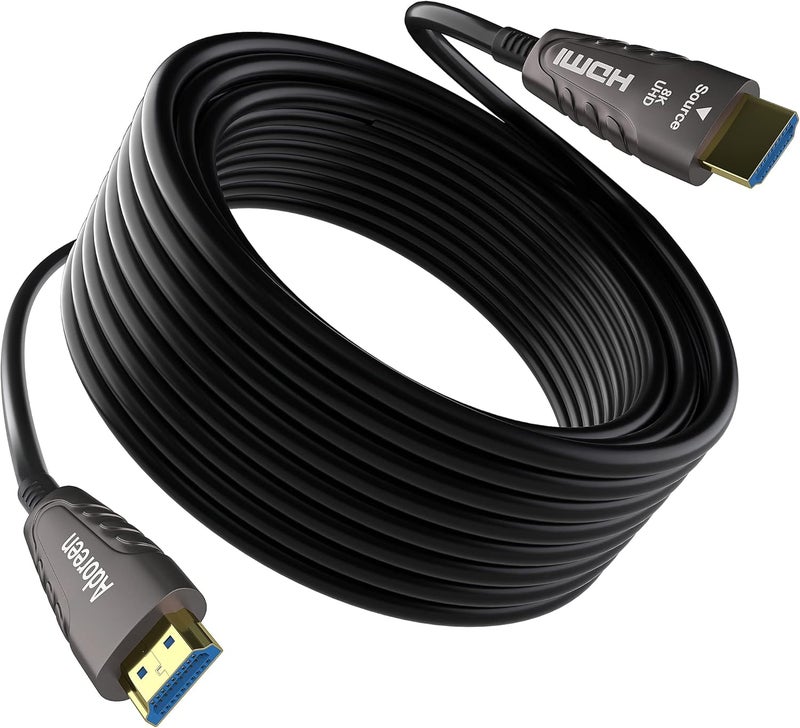 Adoreen 8K Fiber Optic HDMI 2.1 Cable 75 Feet, Active Optical HDMI Cord for 8K@60Hz 4K@120Hz 2K@240Hz Dynamic HDR eARC HDCP2.2&2.3 4:4:4 3D,Compatible PS5/PS4,Ultra HD TV(22.8m) - Image 1