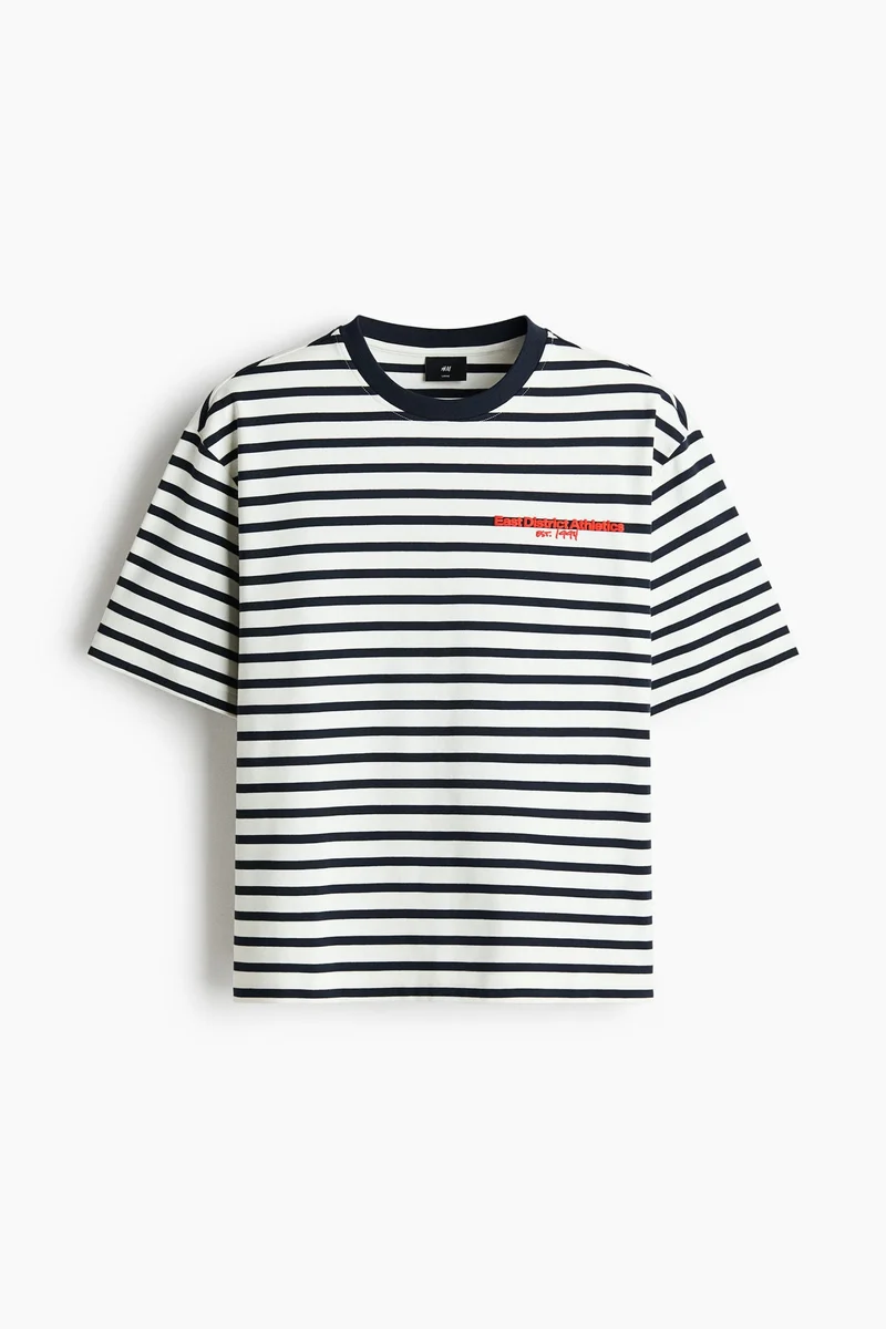 اتش اند ام قميص قطني بقصة واسعة