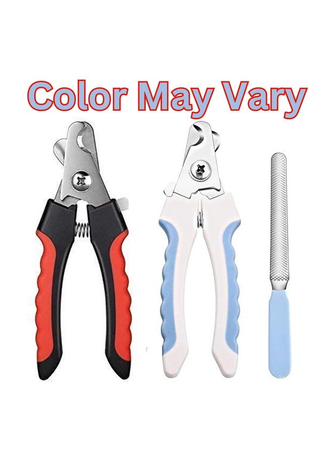 مقص أظافر مع مبرد، مجموعة أدوات احترافية قابلة للقفل مناسبة لجميع الحيوانات الصغيرة والكلاب والجراء والقطط الصغيرة (قد يختلف اللون) - Image 3