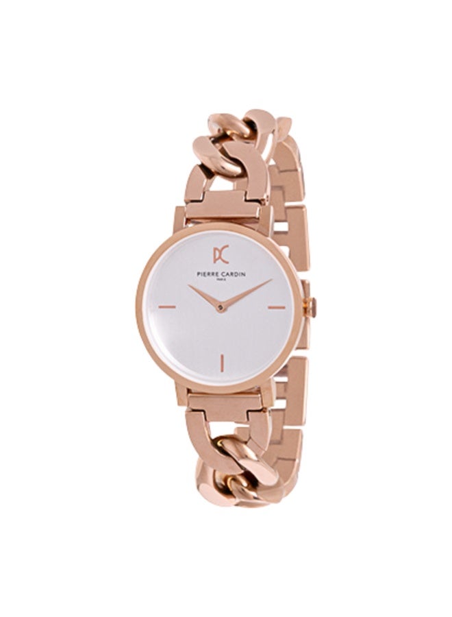 PIERRE CARDIN Women's Watch with Rose Gold Metal Case and Rose Gold Metal Band - Image 1