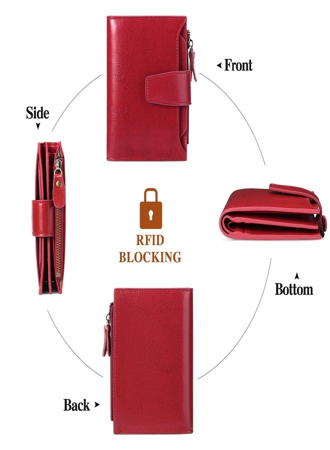 FALAN MULE Small Wallet for Women Leather Bifold Compact RFID Blocking Small Womens Wallet Purse - Image 5