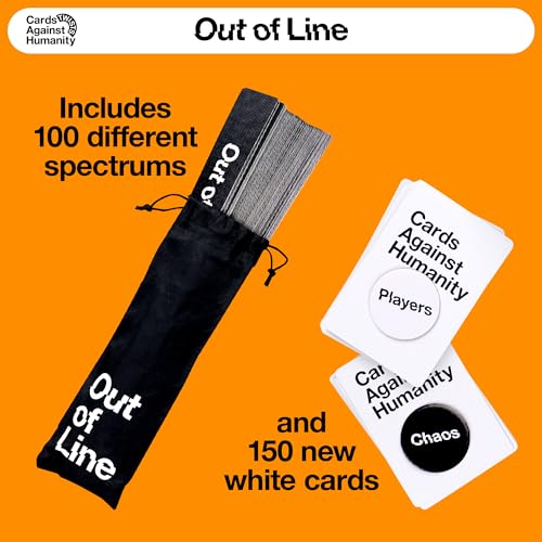 Cards Against Humanity: Out of Line • A New Twist on The Classic Adult Party Game • New Expansion, Plus a Whole New Way to Play Where You Rank Cards on Spectrums - Image 3