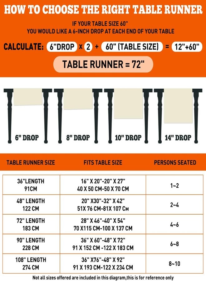 CHAMBERY Halloween Table Runner,72 Inches Spooky Haunted House Bats Tree Ghost Witch Table Runner for Halloween, Table Decoration/Party Dinner Table Decor,Kitchen,Mantel,Bedroom Decoration - Image 4