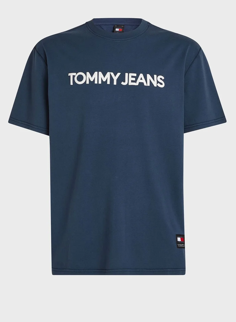 TOMMY JEANS Logo Crew Neck T-Shirt