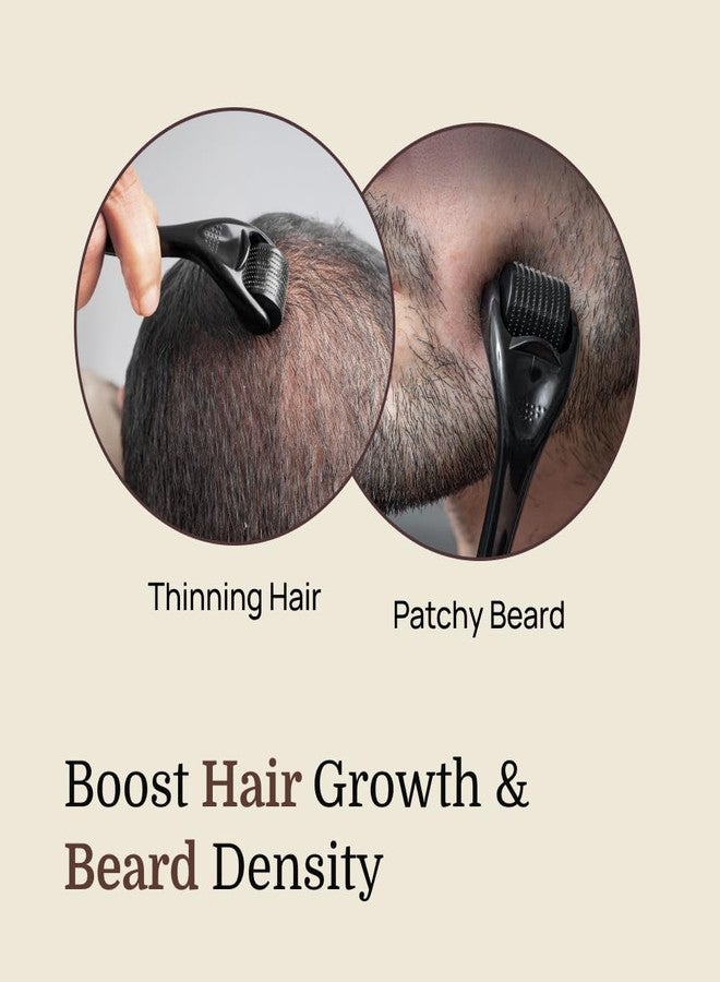 ForMen Growth Activator Facial Roller for Skin & Hair Care | 540 (0.5 mm) Titanium Micro-needles | Reduces Acne Scars, Promotes Skin Aging & Hair Growth | For Men & Women - Pack of 2 - Image 4