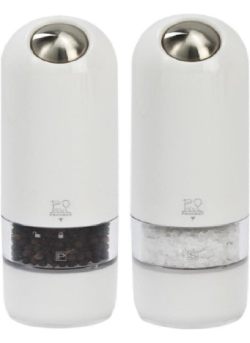 PEUGEOT Alaska Pepper/Salt Mill Set with Battery 17 cm 