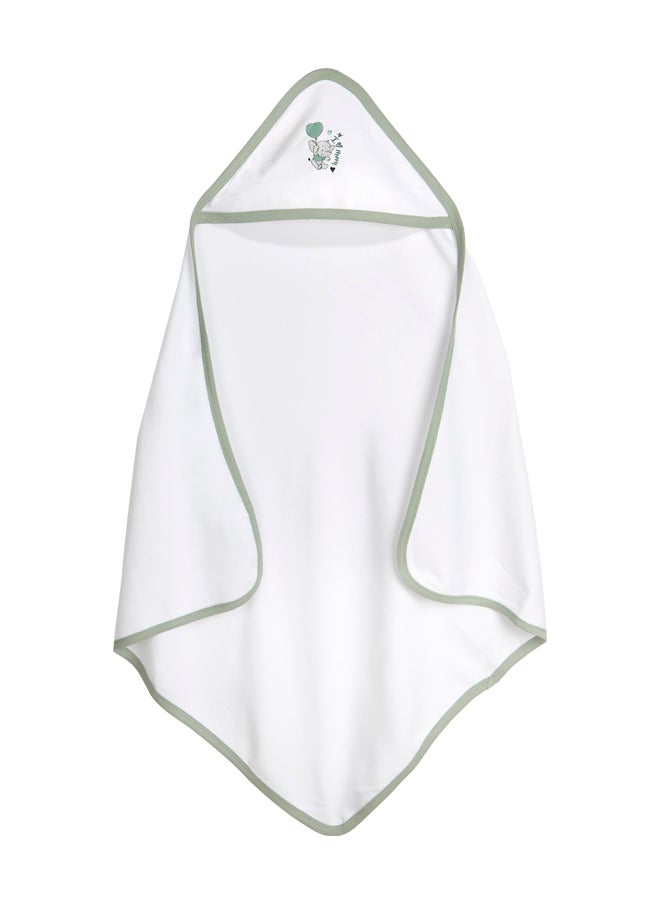 Babies Basic 100% Cotton Blanket, Receiving Blanket For New Born, 75*75Cm , Green  - Image 1