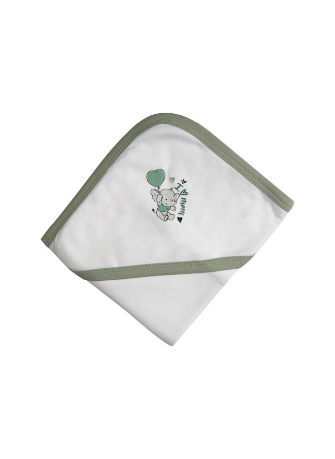 100% Cotton Blanket, Receiving Blanket For New Born, 75*75Cm , Green - pzsku/ZBE1D854158137B0413D0Z/45/_/1722332021/d876a1f4-8eeb-4d0a-9851-247bb9fb92f7