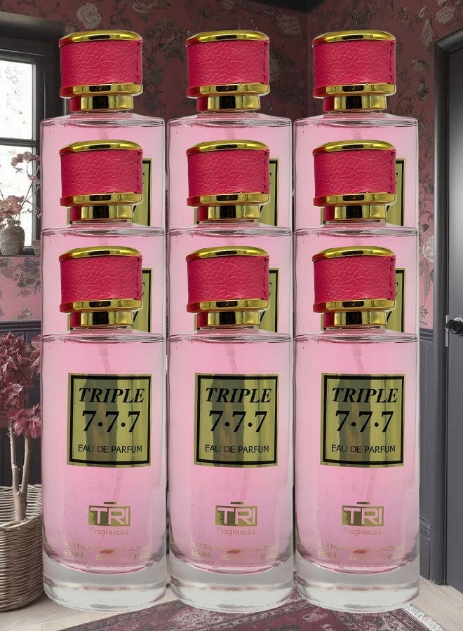 عطور TRI 9 قطع عطر تريبل 777 للنساء 100 مل - Image 1